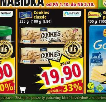 Norma Cookies classic nabídka