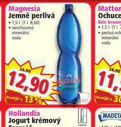 Norma Magnesia jemně perlivá nabídka