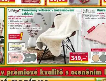 Norma Tvarovaný koberec v kožešinovém vhledu nabídka