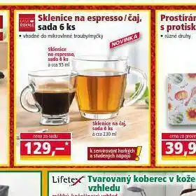 Norma Sklenice na espresso / čaj nabídka