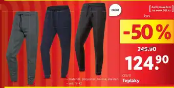 Lidl CRIVIT Tepláky nabídka