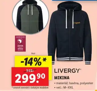 Lidl MIKINA nabídka