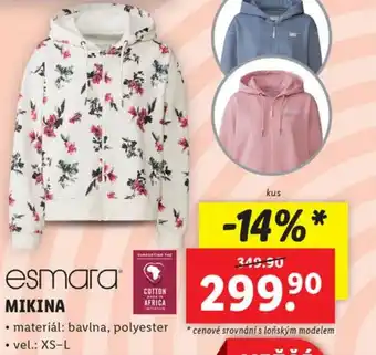 Lidl MIKINA nabídka