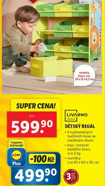 Lidl DĚTSKÝ REGÁL nabídka