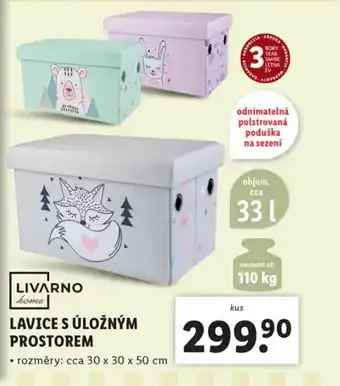 Lidl LAVICE S ÚLOŽNÝM PROSTOREM nabídka