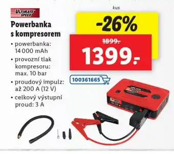 Lidl Powerbanka s kompresorem nabídka