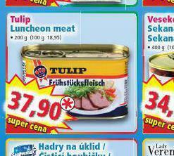 Norma Tulip luncheon meat nabídka