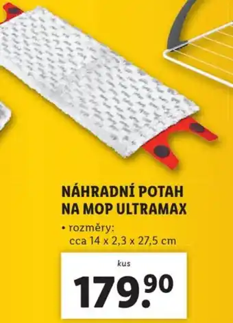 Lidl NÁHRADNÍ POTAH NA MOP ULTRAMAX nabídka