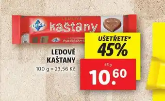 Lidl Ledové kaštany nabídka