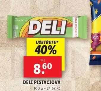 Lidl Deli pistáciová nabídka