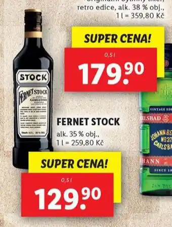 Lidl Fernet stock nabídka
