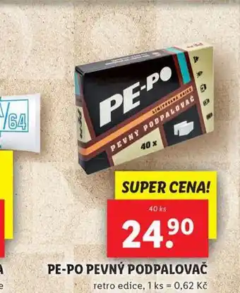 Lidl Pe-po pevný podpalovač nabídka