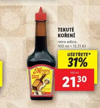 Lidl Tekuté koření nabídka