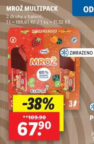 Lidl Mrož multipack nabídka