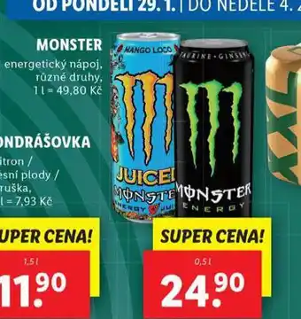 Lidl Monster nabídka
