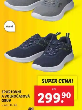 Lidl Sportovní a volnočasová obuv nabídka