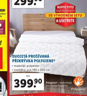 Lidl Dvojitá prošívaná přikrývka nabídka