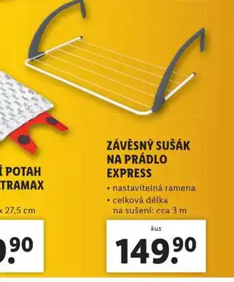Lidl Závěsný sušák na prádlo nabídka