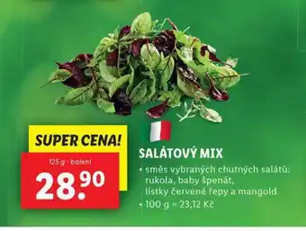 Lidl Salátový mix nabídka
