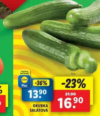 Lidl Okurka salátová nabídka