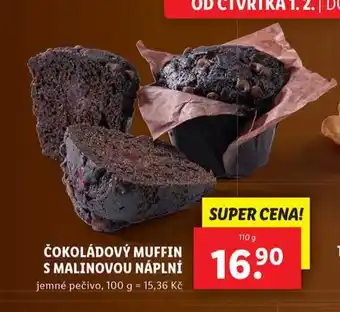 Lidl Čokoládový muffin nabídka