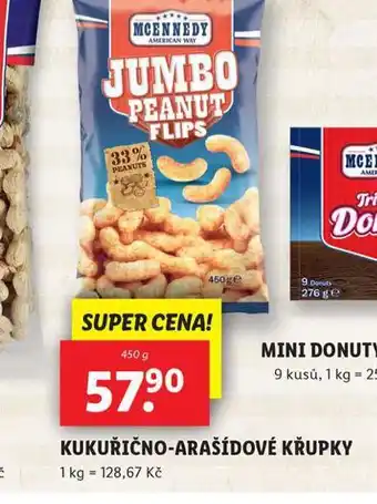 Lidl Kukuřično-arašídové křupky nabídka