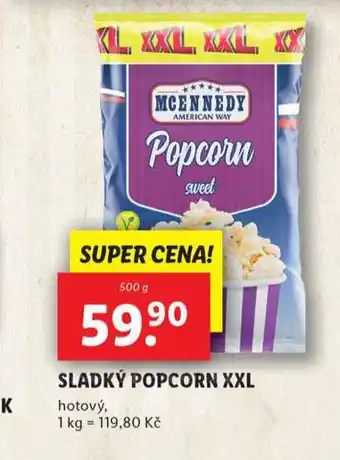 Lidl Sladký popcorn nabídka