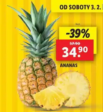 Lidl Ananas nabídka