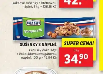 Lidl Sušenky s náplní nabídka