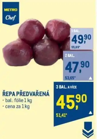 Makro ŘEPA PŘEDVAŘENÁ nabídka