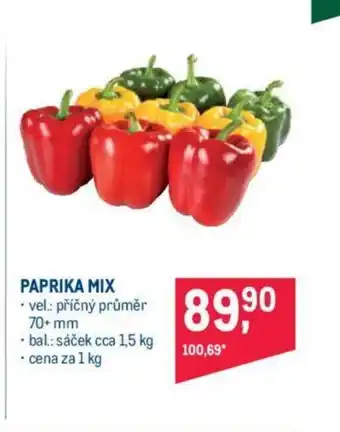 Makro PAPRIKA MIX nabídka