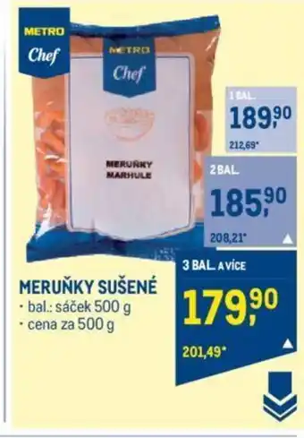 Makro MERUŇKY SUŠENÉ nabídka