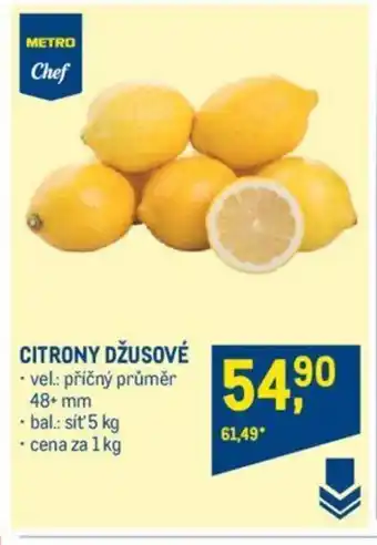 Makro CITRONY DŽUSOVÉ nabídka
