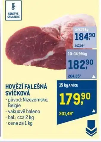 Makro HOVĚZÍ FALEŠNÁ SVÍČKOVÁ nabídka