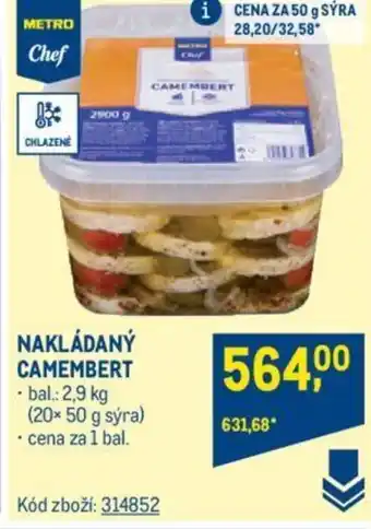 Makro NAKLÁDANÝ CAMEMBERT nabídka
