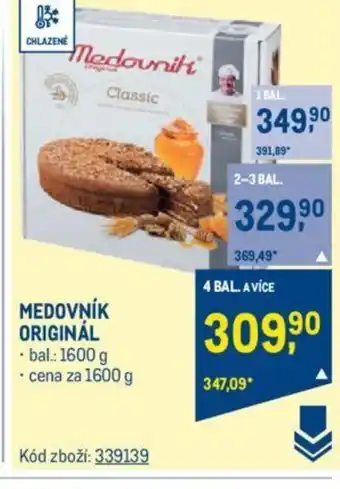 Makro MEDOVNÍK ORIGINÁL nabídka