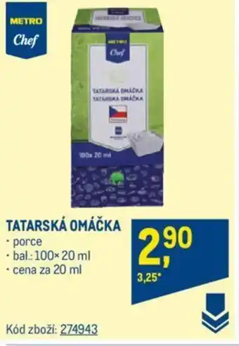 Makro TATARSKÁ OMÁČKA nabídka