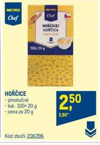Makro HOŘČICE nabídka