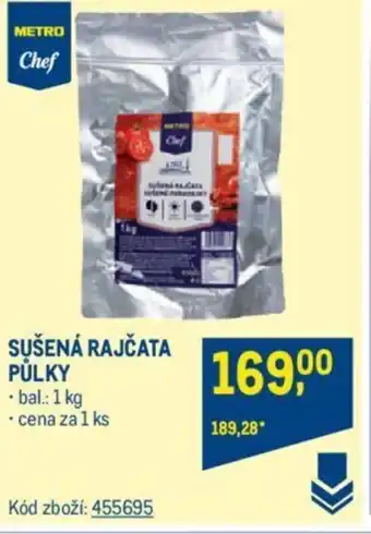 Makro SUŠENÁ RAJČATA PŮLKY nabídka