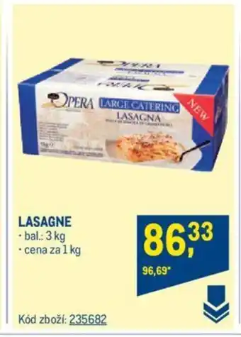 Makro LASAGNE nabídka