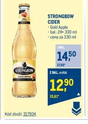Makro STRONGBOW CIDER nabídka