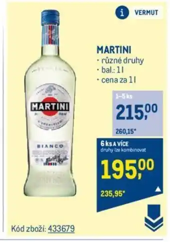 Makro MARTINI nabídka
