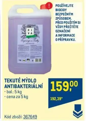 Makro TEKUTÉ MYDLO ANTIBAKTERIÁLNÍ nabídka