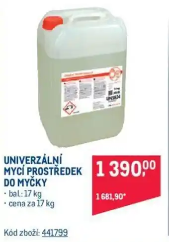 Makro UNIVERZÁLNÍ MYCÍ PROSTŘEDEK DO MYČKY nabídka