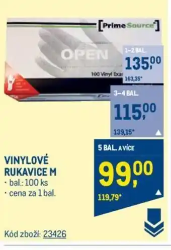 Makro VINYLOVÉ RUKAVICE M nabídka
