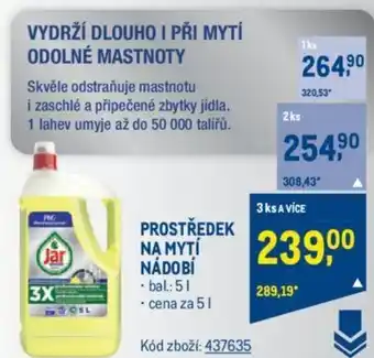 Makro PROSTŘEDEK NA MYTÍ NÁDOBÍ nabídka
