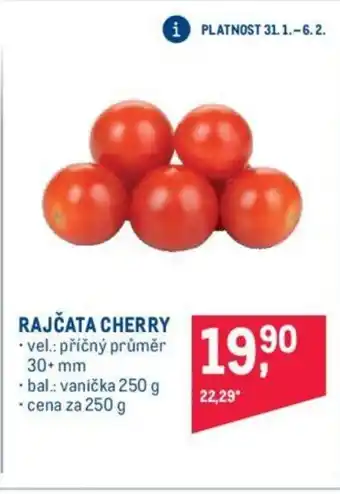 Makro RAJČATA CHERRY nabídka