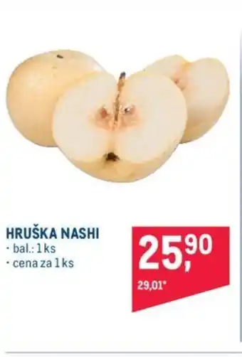 Makro HRUŠKA NASHI nabídka