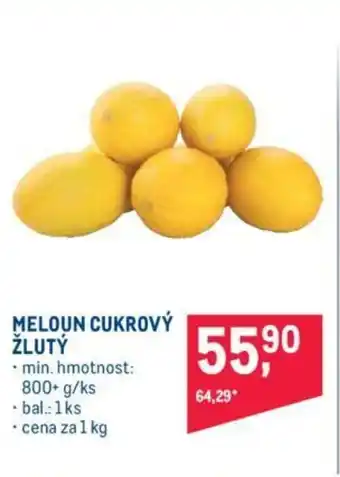 Makro MELOUN CUKROVÝ ŽLUTÝ nabídka