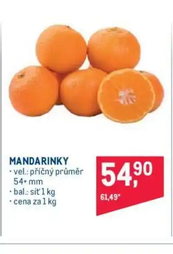 Makro MANDARINKY nabídka